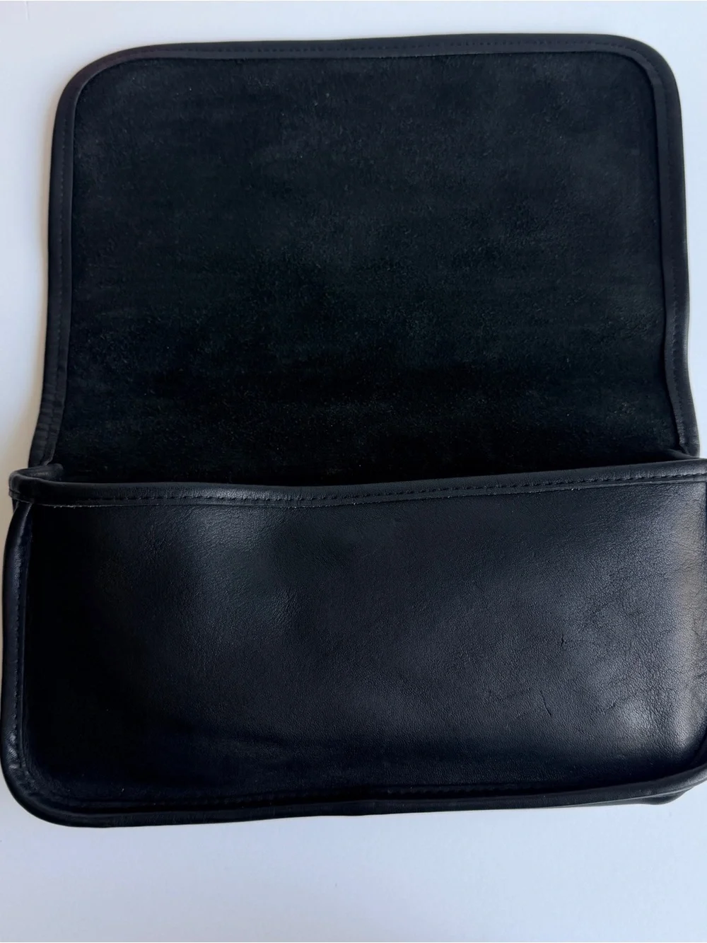 Vintage Coach NyC Fold Over Kisslock Coin Clutch